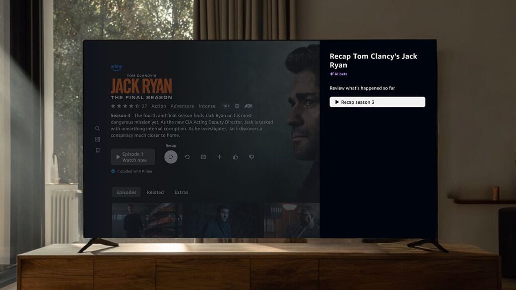 Die KI-Rückblicke bei Prime Video stehen aktuell nur in den USA stramm.