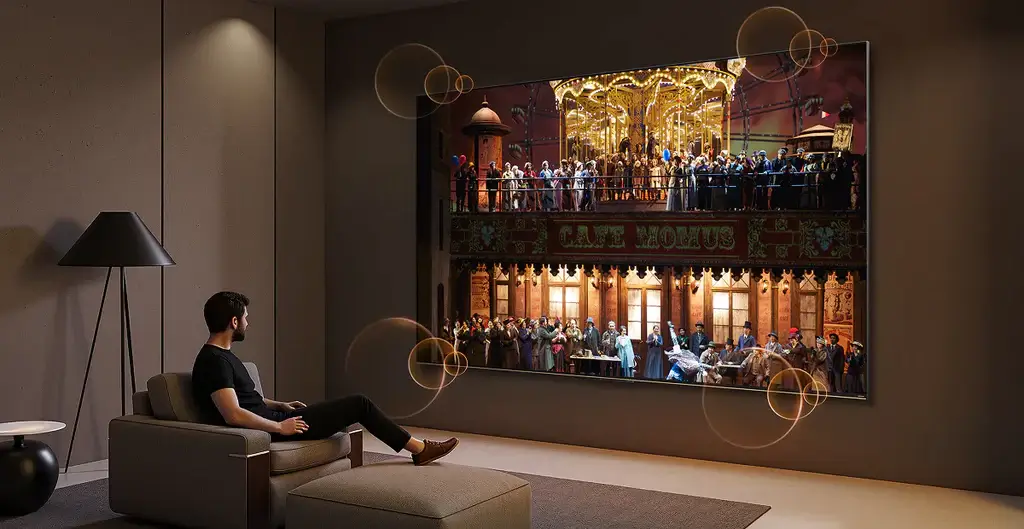 Die Dreame TV S100 integrieren ab Werk eine Soundbar.