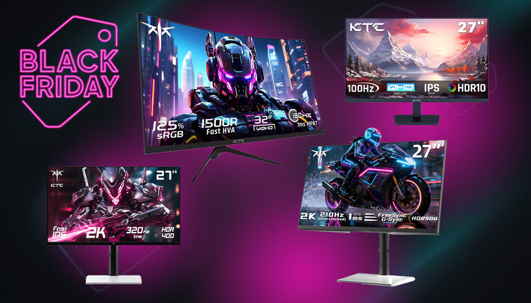 KTC Gaming-Monitore im Black-Friday-Angebot: 4 Top-Modelle bei stark reduziert