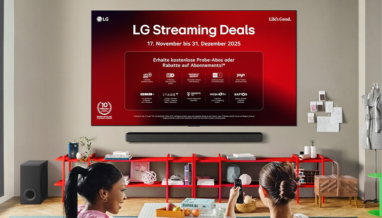 LG Streaming Deals: Gratis-Abos und Rabatte für TV-Besitzer starten