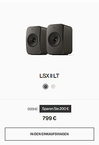KEF LSX 2 Lautsprecher mit Rabatt sichern.