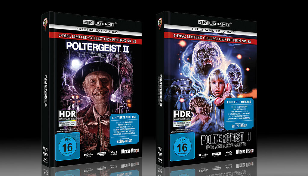 Poltergeist 3 erscheint in drei limitierten Mediabook-Varianten inkl. 4K Blu-ray!