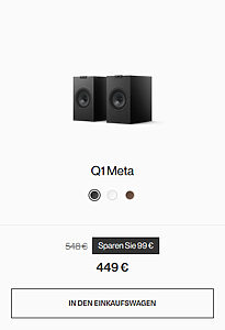 KEF Q1 Meta Lautsprecher mit Rabatt sichern.