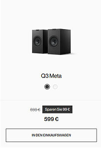 KEF Q3 Meta Lautsprecher mit Rabatt sichern.