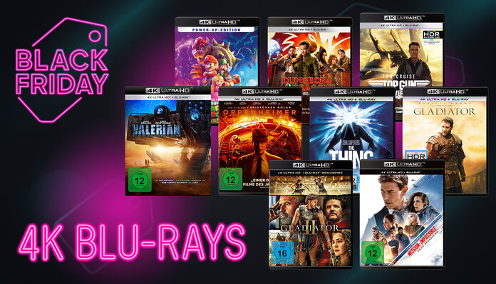 Mega-Auswahl reduzierter 4K Ultra HD Blu-rays ab 12,47 Euro zur Black Friday-Woche