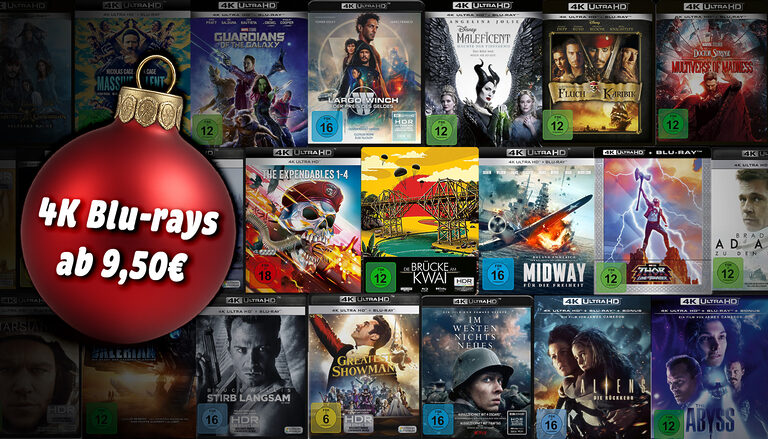 Über 160 reduzierte 4K Ultra HD Blu-rays ab 9,50 Euro – Jetzt zuschlagen!