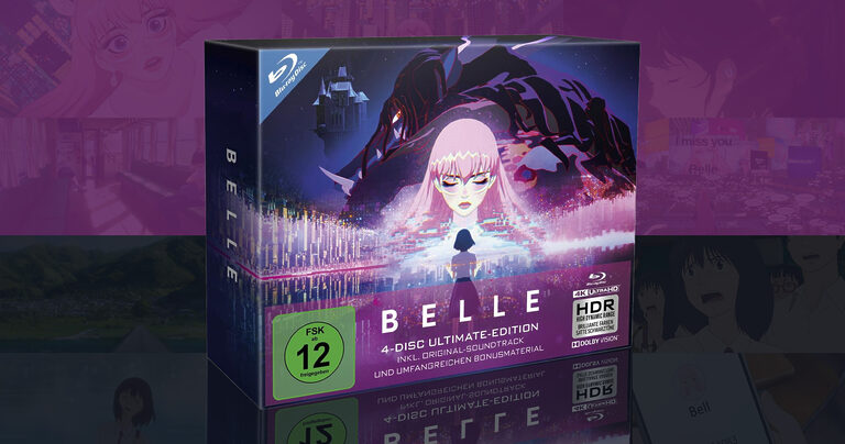 Animationsfilm „Belle“ erscheint in einer limitierten 4-Disc-Box inkl. 4K UHD Blu-ray