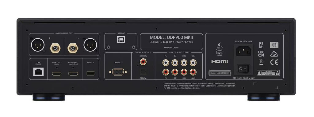 Wir sagten doch: Keine Kompromisse. Am Anschlussterminal des Magnetar UDP900 MKII fehlt auch absolut nichts!