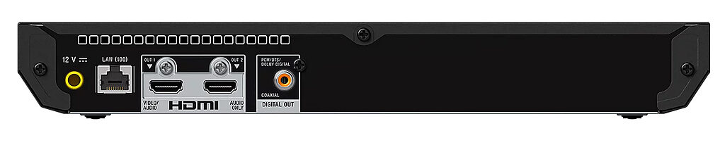 Die Anschlüsse des Sony UBP-X700(K)
