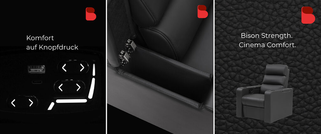 Highlight-Features des Bseated Don Vito II Heimkinosessels