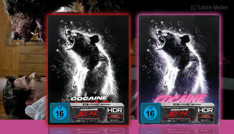 Cocaine Bear erstmals auf 4K Ultra HD Blu-ray inkl. Dolby Atmos (Turbine Medien)