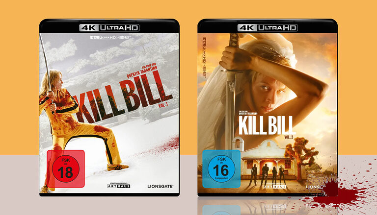 Kill Bil Vol. 1 & Vol. 2 ab sofort als Standard 4K Blu-ray vorbestellbar!