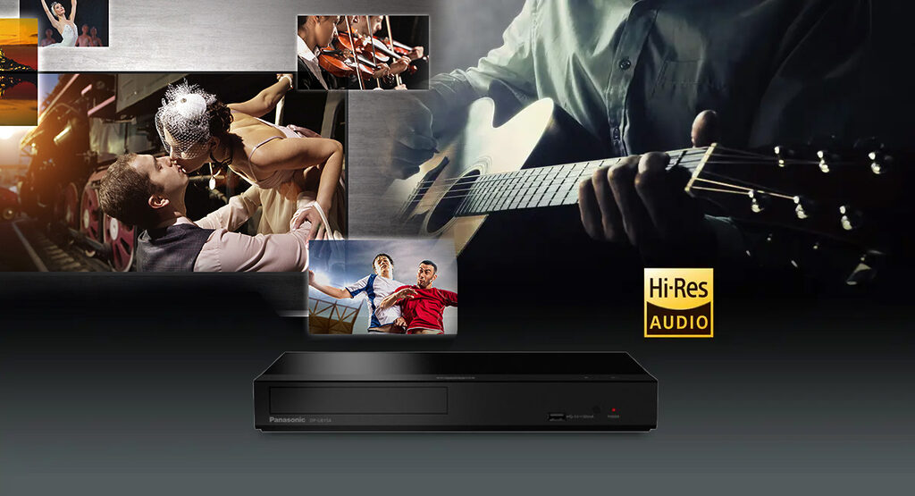 Der Panasonic DP-UB154 (DP-UB154EGK) ist der günstigste 4K Blu-ray-Player am Markt.