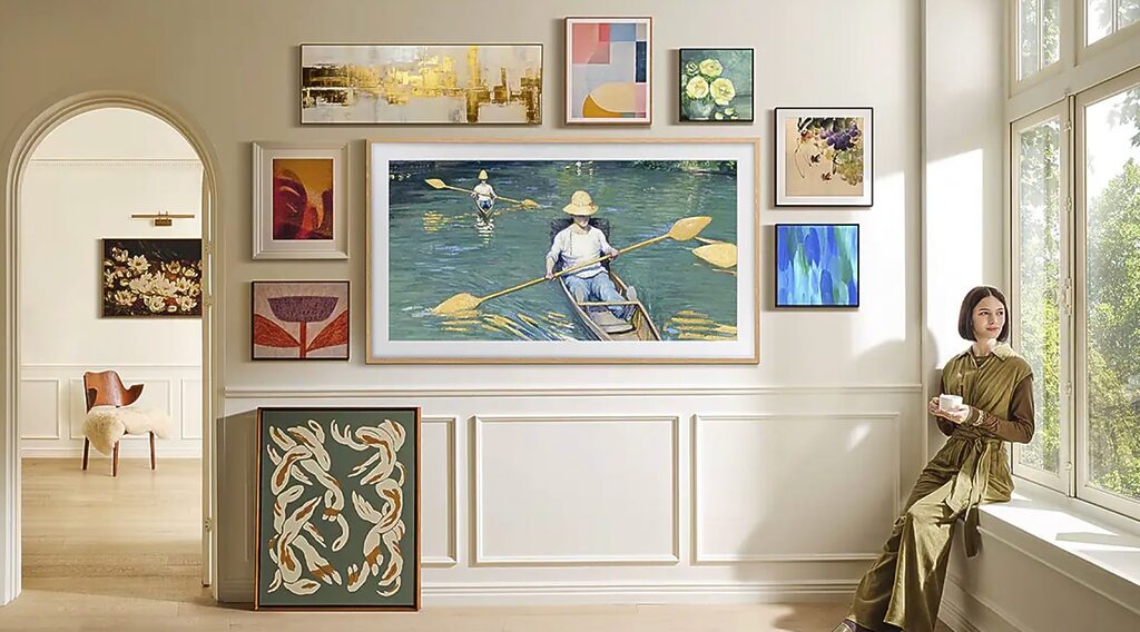 Samsungs The Frame Pro hat bei der Auswahl an Bildern und Galerien gegenüber dem TCL Nxtvision (A400 Pro) die Nase vorne.