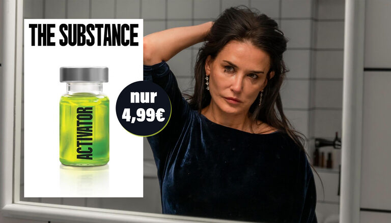 Apple-TV-Adventskalender: „The Substance“ (mit Demi Moore) erstmals auf 4,99 Euro reduziert!