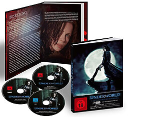 Underworld erscheint in einer 3-Disc-Variante inkl. Booklet.