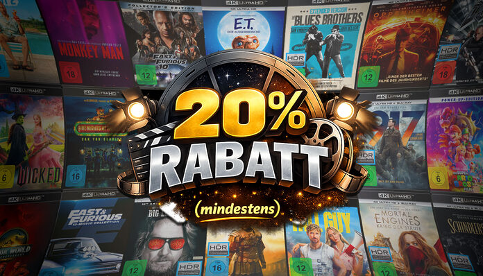 Zum Einstand der Universal Shopwelt von Plaion gibt es mindestens 20 Prozent Rabatt auf DVDs, Blu-rays und 4K Ultra HD Blu-rays von Universal Pictures!