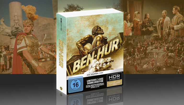 Filmklassiker „Ben Hur“ erscheint in einer streng limitierten Ultimate-Steelbook-Edition (4K UHD Blu-ray)