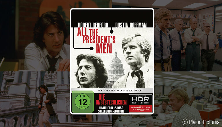 „Die Unbestechlichen“ mit Robert Redford und Dustin Hoffman im 4K Blu-ray Steelbook erhältlich!