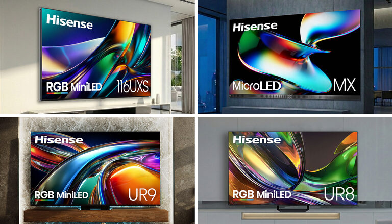 Hisense TV-Neuheiten 2026: Micro-LED, RGB Mini-LED, Dolby Vision 2 und bis zu 300 Hz