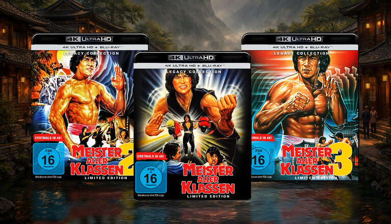 Jackie Chans „Meister aller Klassen“-Filme erscheinen als Standard 4K Ultra HD Blu-ray (ab April 2026)
