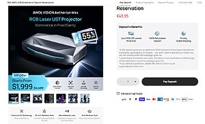 Die Kickstarter-Kampagne des AWOL Vision Aetherion Max (derzeit offline)