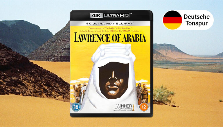„Lawrence von Arabien“ jetzt als günstiger Import auf 4K Blu-ray inkl. dt. Tonspur!