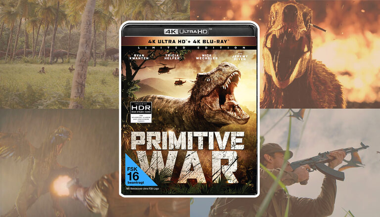 „Primitive War“ auf 4K UHD Blu-ray vorbestellbar: Apocalypse Now trifft auf Jurassic Park