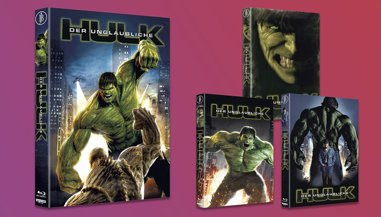 Neue 4K Blu-ray Mediabooks zu „Der unglaubliche Hulk (2008)“: Streng limitiert auf je 250 Exemplare