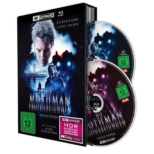 Ebenso in einer Collectors Edition: Die Mothman Prophezeiungen.