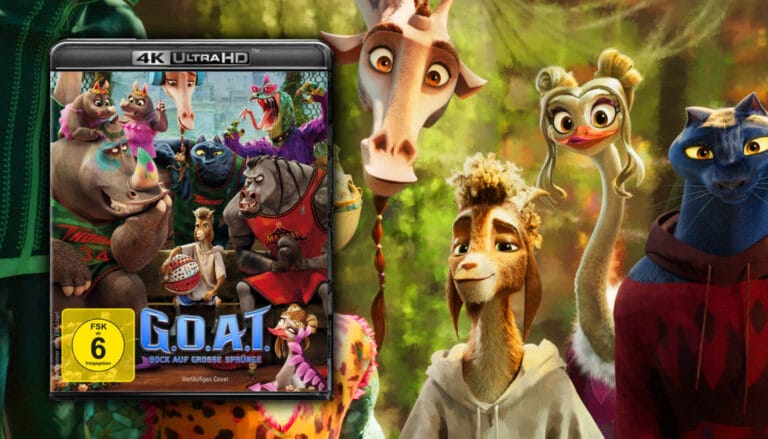 Sonys Animationsfilm „G.O.A.T. – Bock auf grosse Sprünge“ erscheint auf 4K Ultra HD Blu-ray