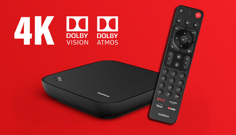 GigaTV Home 2026: Neue TV-Box von Vodafone mit Dolby Vision & Dolby Atmos