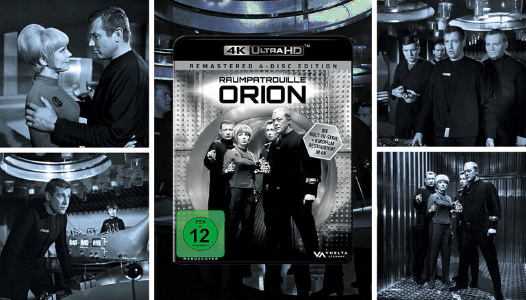 Ein Stück TV-Geschichte auf 4K Ultra HD Blu-ray: „Raumpatrouille Orion“ erscheint als Standard-4-Disc-Edition