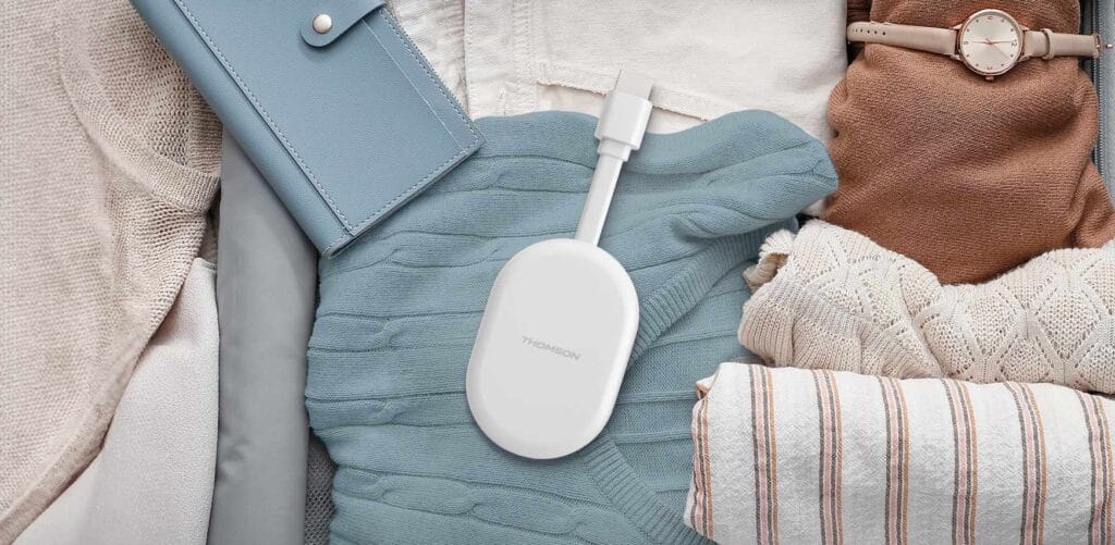 Der Thomson 152 Go Cast soll euch auch auf Reisen begleiten.