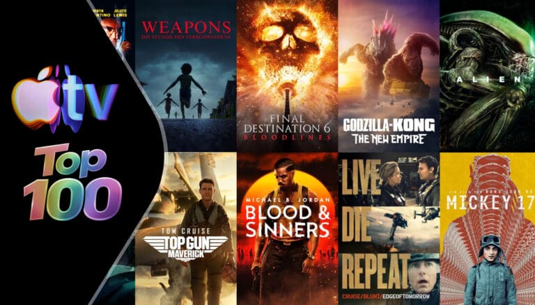 Apple TV reduziert über 350 Filme in 4K-Qualität: Das sind die 100 beliebtesten Filmschnäppchen!
