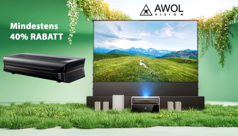 Bis zu 40 Prozent Rabatt auf LTV-3000 Pro UST-4K-Laser-Beamer von AWOL Vision