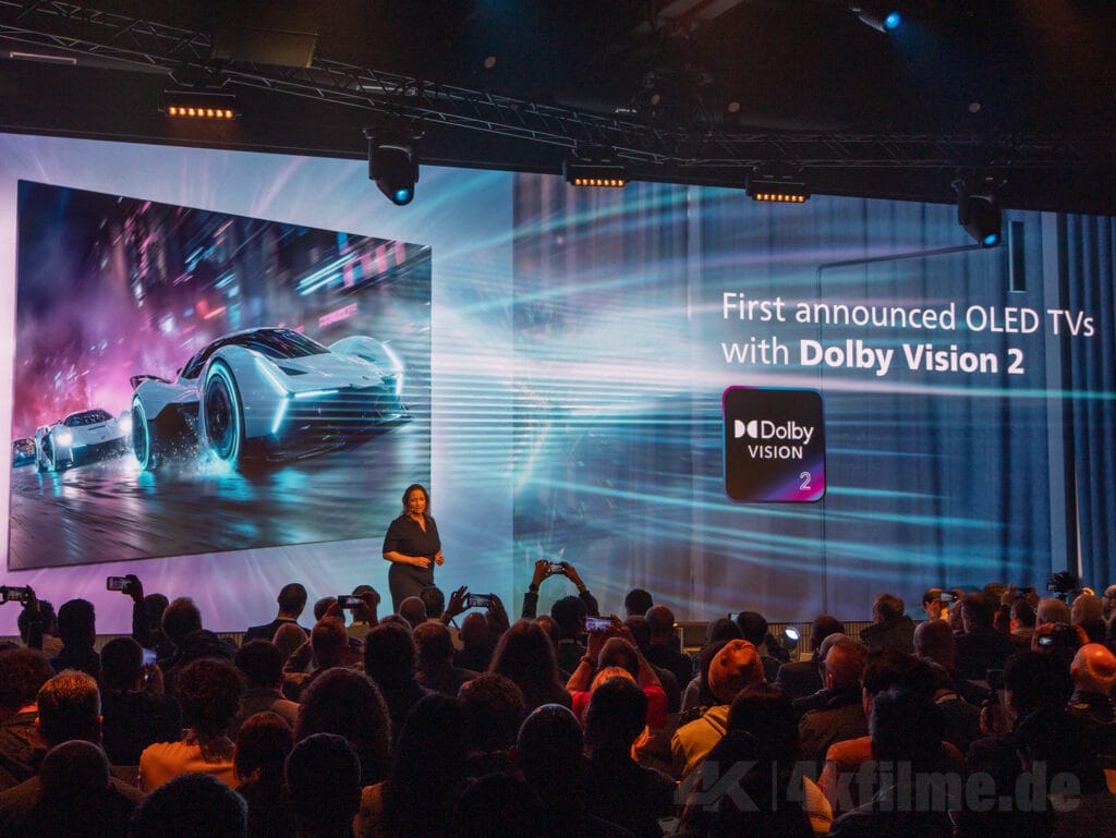 Die Premium-OLED-TVs sowie die RGB-Mini-LED-TVs unterstützen Dolby Vision 2 (MAX)