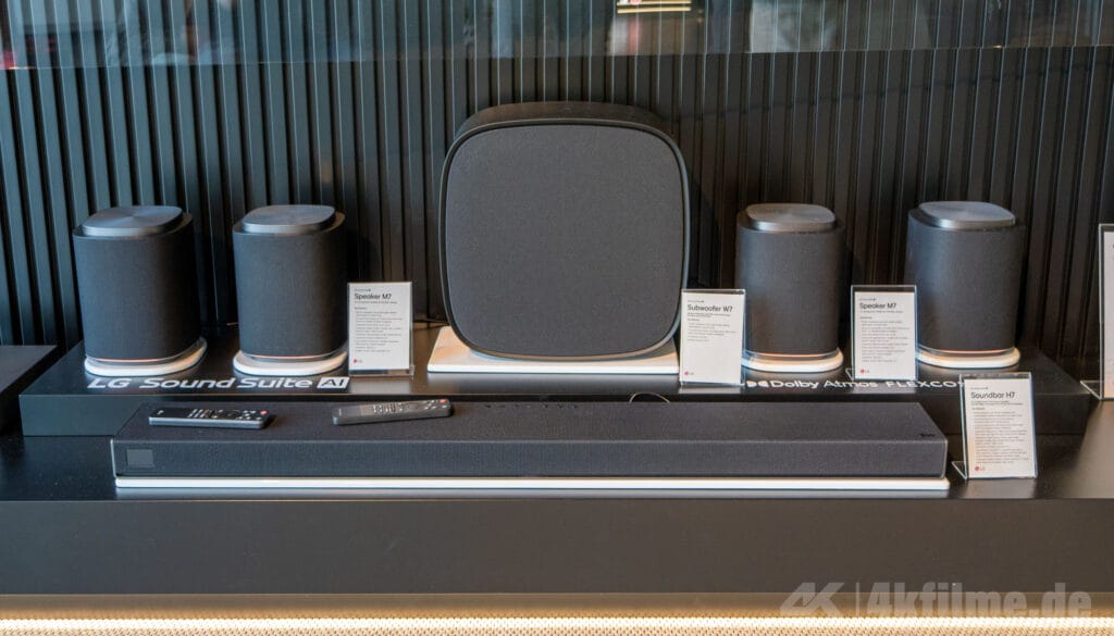 Die LG Sound Suite ist so etwas wie ein Audio-Baukastensystem, dass einen flexiblen und modularen Einsatz erlaubt. 