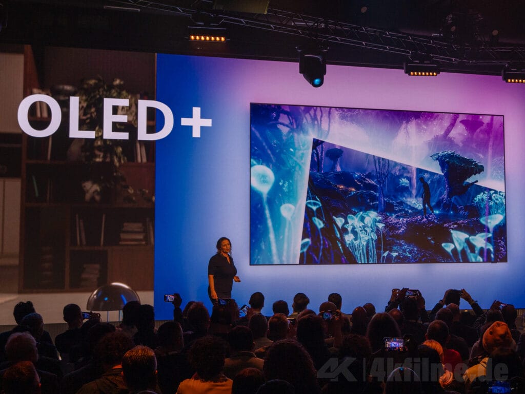 Der OLED+954 4K OLED TV mit neustem META 4.0-Panel