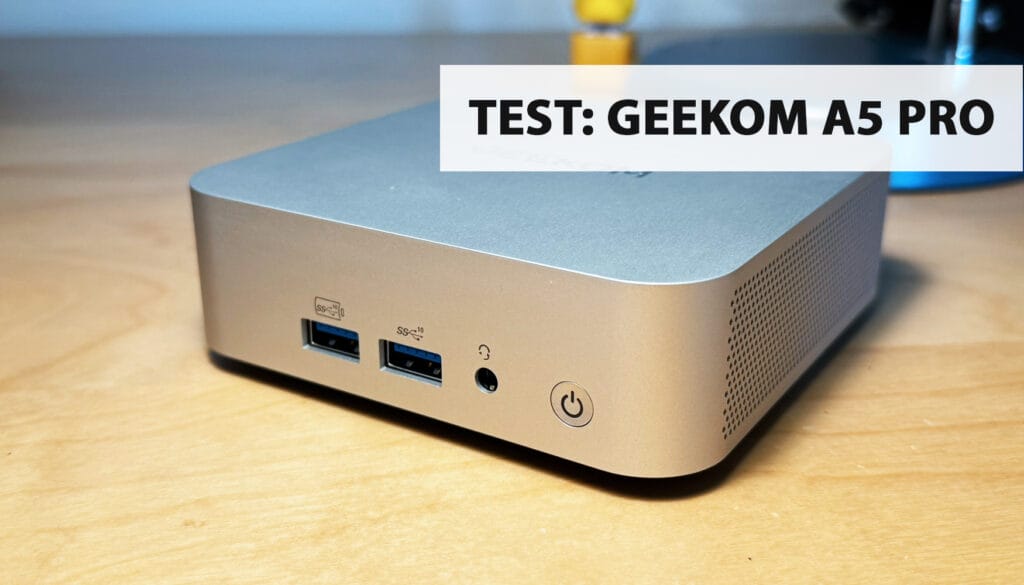 Im Test: Der Geekom A5 Pro 2026-Edition mit AMD Ryzen 5, 16 GB RAM und 1 TB SSD.