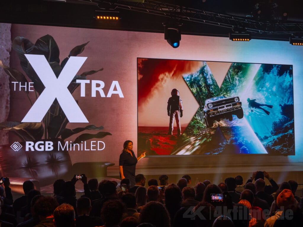 "The Xtra" 4K Fernseher wird mit einem fortschrittlichen RGB Mini-LED-Display ausgestattet!