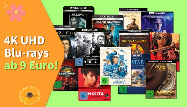 Über 300 Filme zur Auswahl: 4K Ultra HD Blu-rays ab 9 Euro (Amazon Frühlingsangebote)