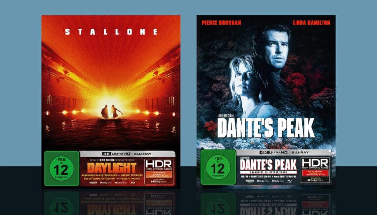 4K Special-Editions zu „Daylight“ (Stallone) und „Dantes Peak“ (Brosnan)  jetzt auf Amazon erhältlich