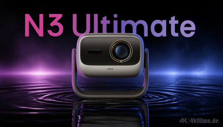 JMGO N3 Ultimate startet in Deutschland: 4K-Laser-Beamer mit 5.800 ISO-Lumen und 500 Euro Rabatt