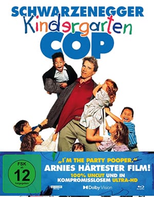 Das limitierte 4K Blu-ray Mediabook zu "Kindergarten Cop" mit Arnold Schwarzenegger