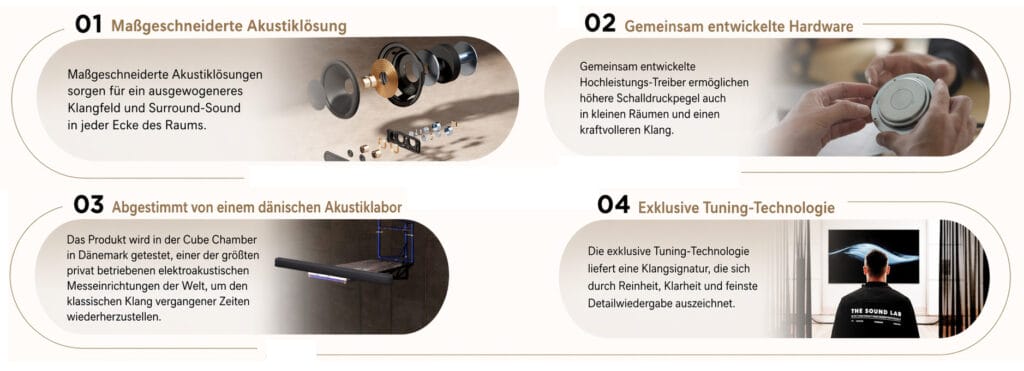 Die Kooperation zwischen TCL und Bang & Olufsen greift tief in die Entwicklung und Komponentenauswahl. Dabei werden nicht nur Soundbars, sondern auch die TV-Modelle optimiert. 
