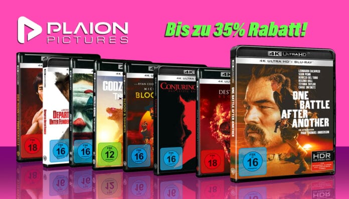 In der großen 4K-Aktion werden über 300 Standard-Editionen (4K Blu-ray) mit bis zu 35 Prozent Rabatt angeboten, darunter auch 