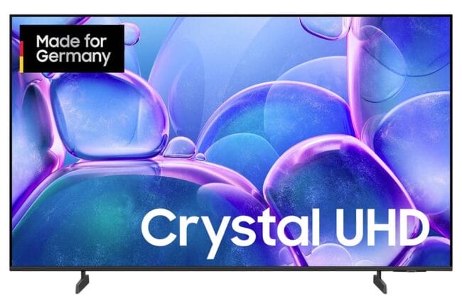 Das Samsung TV-Line-up bietet auch in 2026 einen günstigen Einstieg mit den Crystal UHD TVs der U7000er, U8000er und der U9000er XXL-Variante.