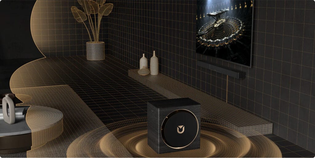 Allei mit dem dualen 10-Zoll-Subwoofer hebt sich Ultimea deutlich von den Mitbewerbern ab