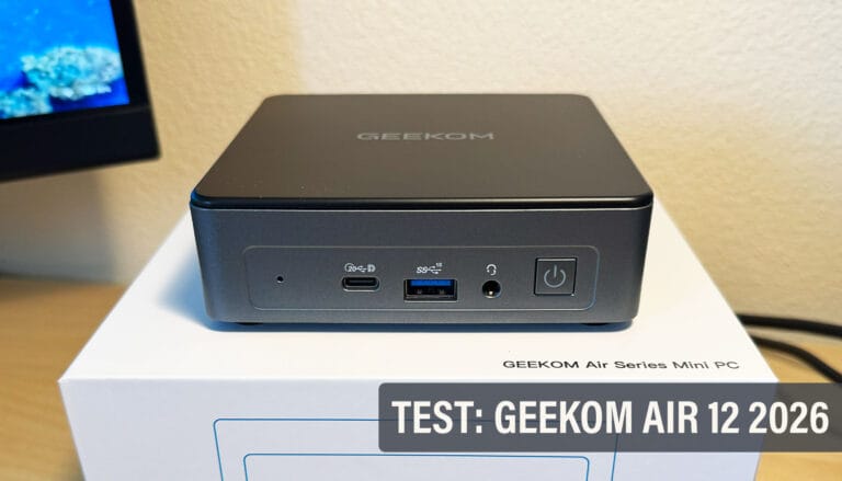 Geekom Air12 (2026 Edition) Mini PC im Test: Dieser Windows 11-PC ist kompakt, leiste und stromsparend